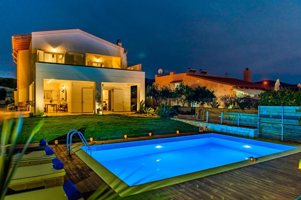 Filema Luxury Villa With Private Pool - Chersónissos