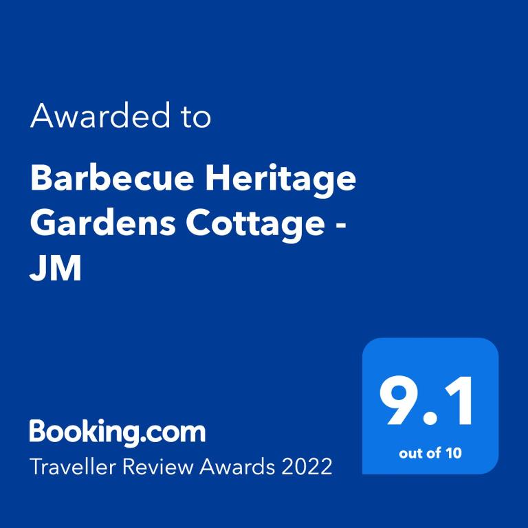 Barbecue Heritage Gardens Cottage - Jm - 牙買加