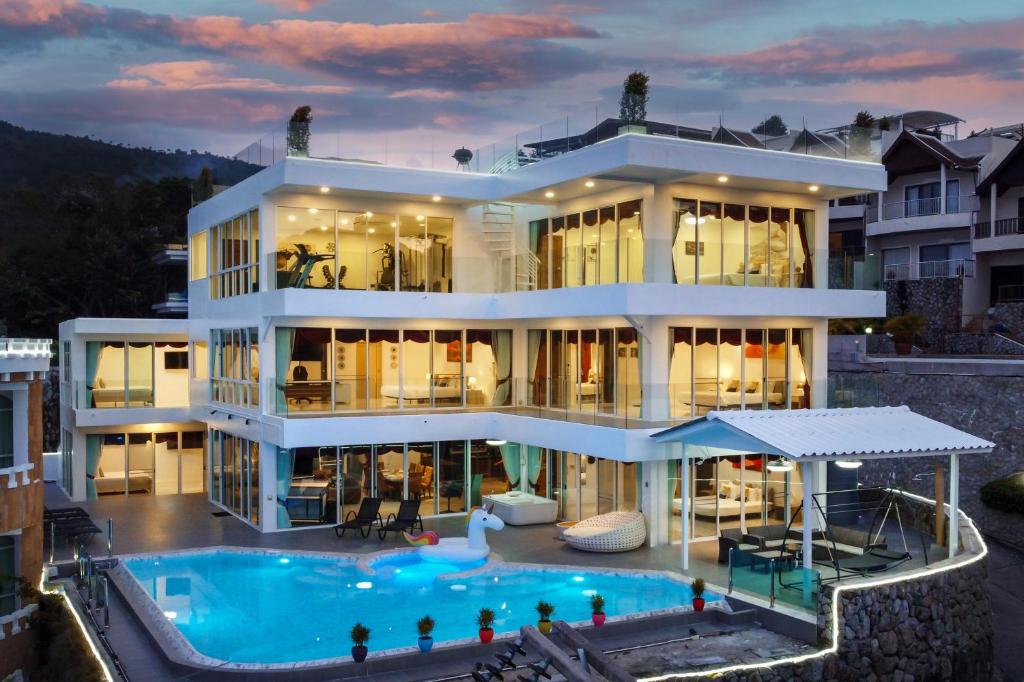 Luxury Villa 8 Bedroom In Patong Beach Villa Infinity - Pa Tong