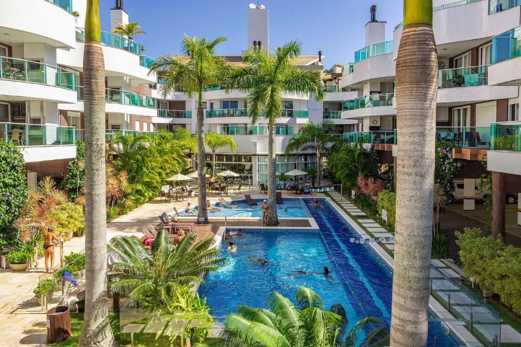 111-b Boulevard - 50m From The Beach & Front Avenue - Luxury Condominium - Heated Swimming Pool - Jacuzzi - 24h Concierge - Bombinhas