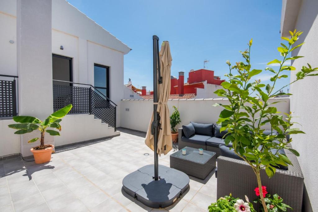 Two-bedroom apartment with terraces and pool Jinetes - Málaga