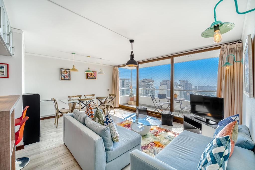 Sunny Side 3br W/ View, Parking, Pool & Gym - ビニャ・デル・マール