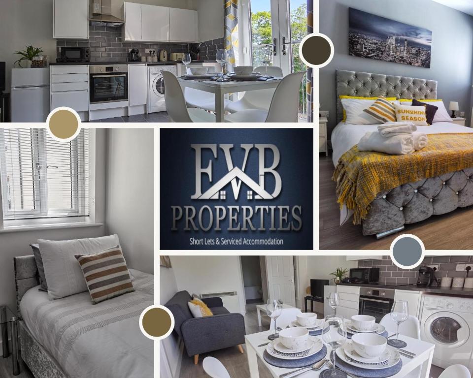 Spireview 2 Bedroom Apartment Evb Properties Short Lets & Serviced Accommodation ,Titanic City- Southampton - Southampton Airport (SOU)