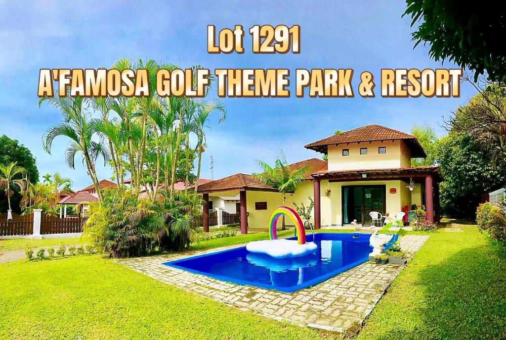 Melaka Afamosa Resort D'amour Comfortable And Healing With Theater Projector Private Villa With Garden View Swimming Pool - Tampin