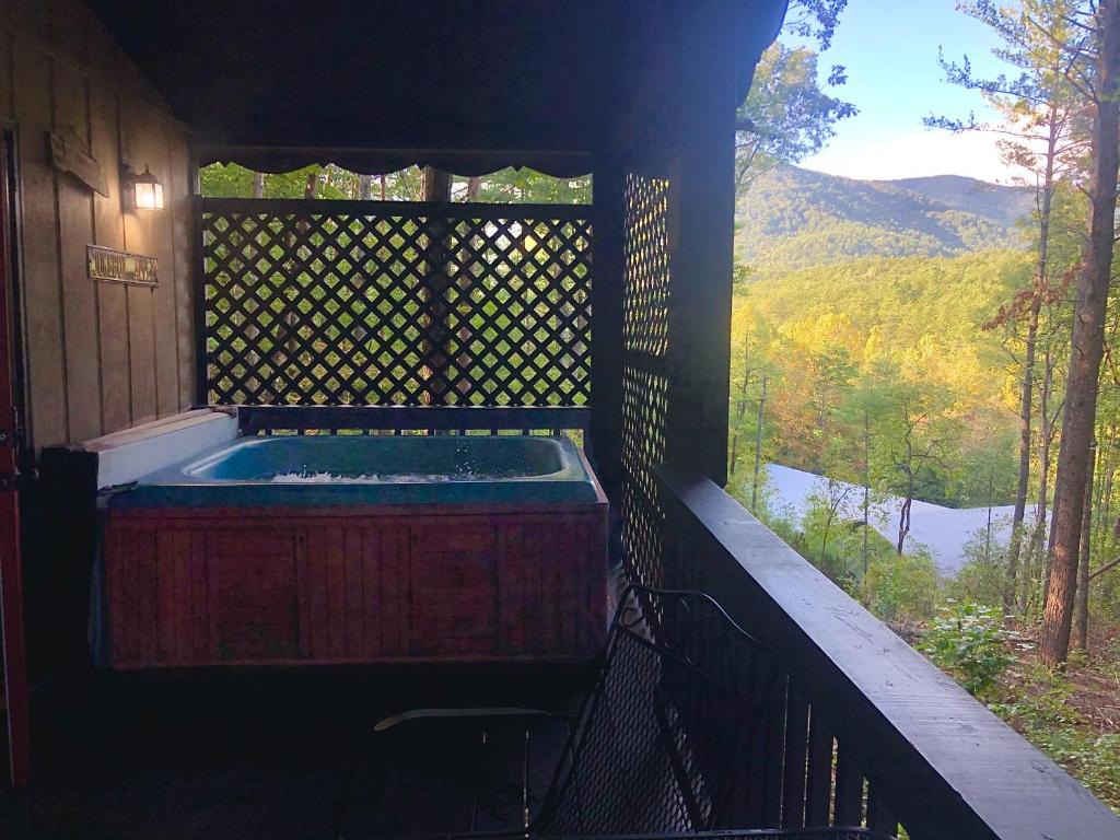 Elkmont Cabin with hot tub, fire pit & a view! - Helen, GA