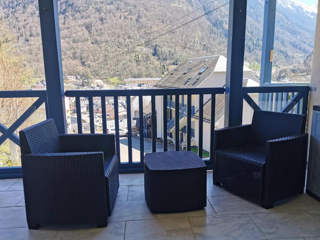 Appartement d'une chambre a Cauterets avec magnifique vue sur la montagne et balcon - Cauterets