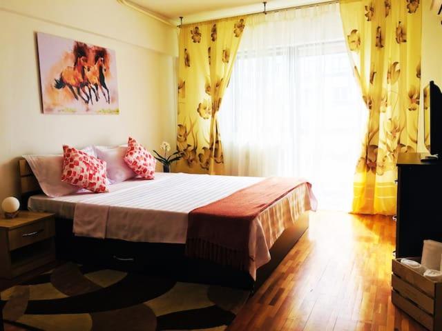 Downtown Unirii Square Private Rooms With City View - Shared Amenities - Bucarest