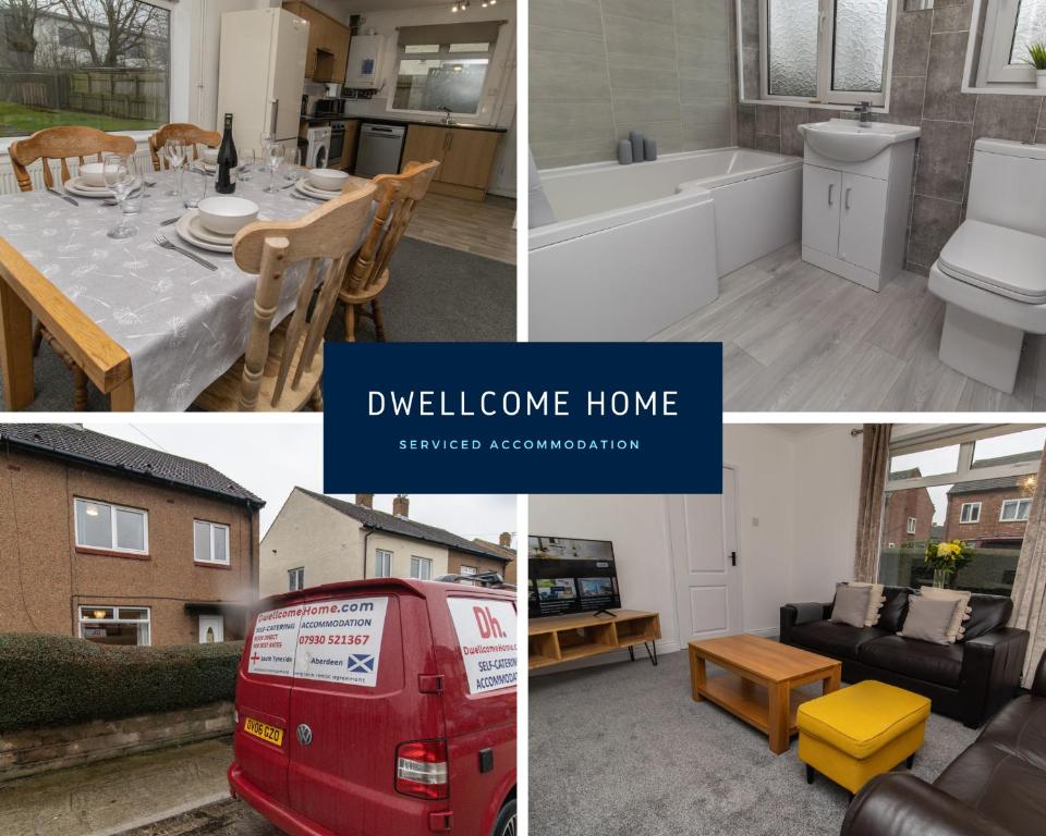 Find "Dwellcome Home Ltd" Site For 10oo10 Assurance From Past Guests - Immaculate 3 Bedroom Semi-detached House, King, Double & Single Beds With Fenced Garden, Free Street Parking, 50mbps Broadband, Miles Better Than A Hotel - South Shields