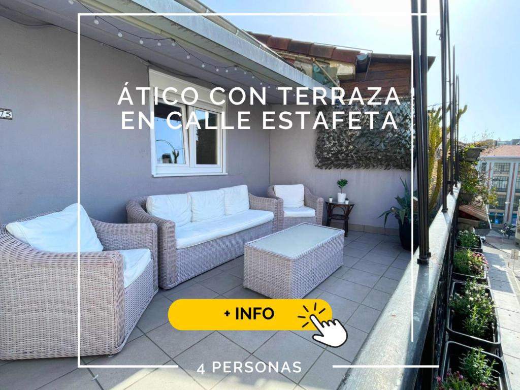 Top Apartment Con Terraza En Calleestafeta - Navarra