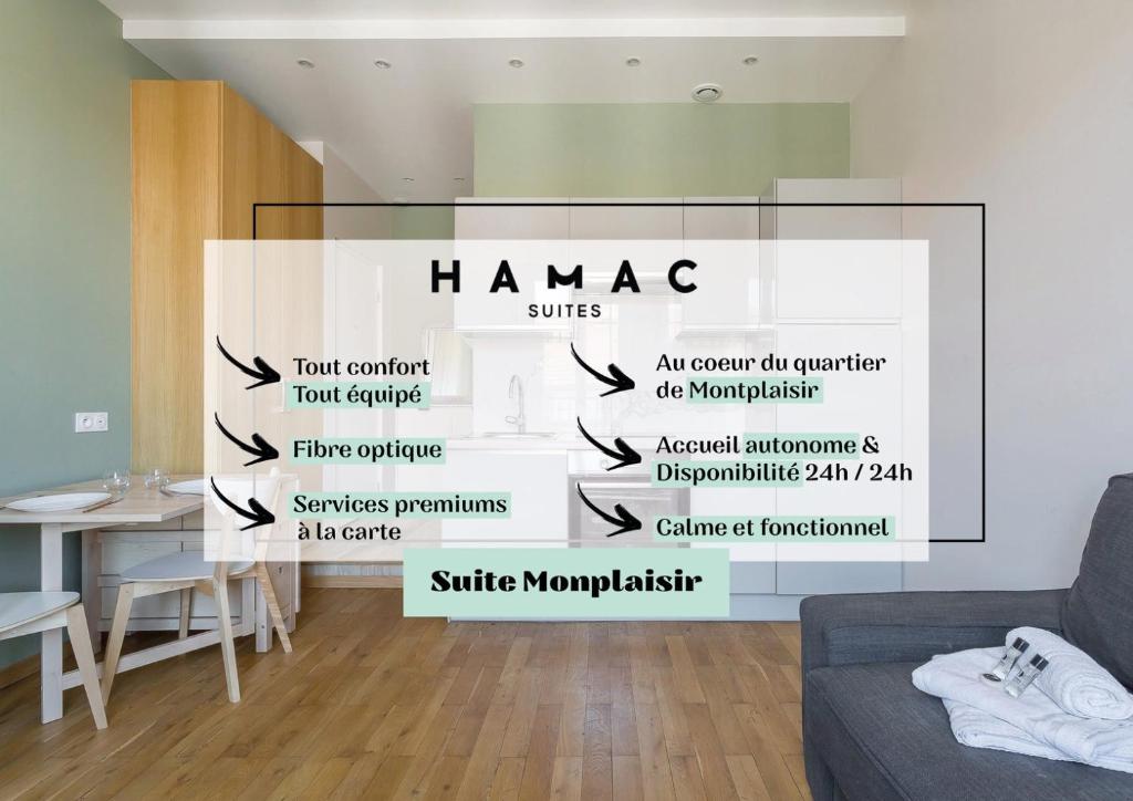 Hamac Suites- Monplaisir Studio Tout éQuipé -2pers - Saint-Genis-Laval