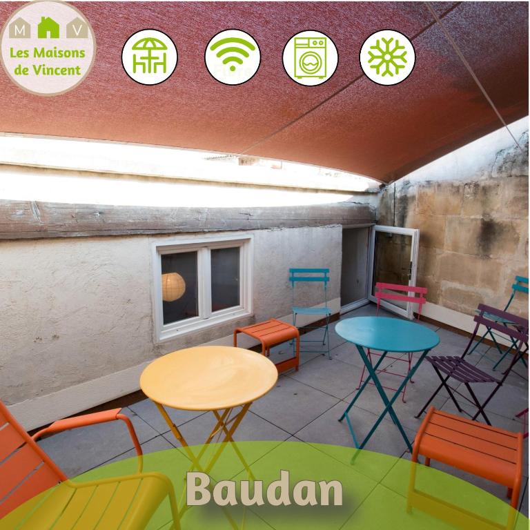Baudan - Maison Débordante De Charme Avec Terrasse - Arles