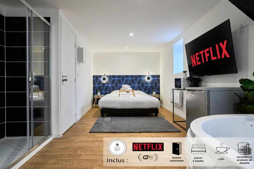Ng Suitehome - Lille I Tourcoing I Haute - Balnéo - Netflix - Mouscron