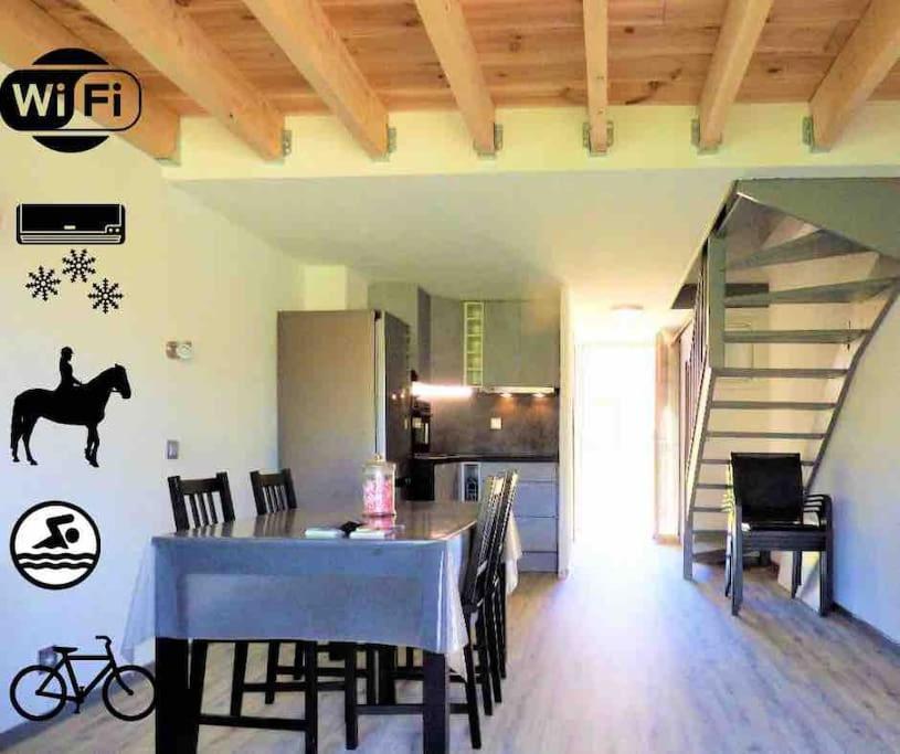 Appartement Wifi, Piscine, Spa, Clim, +Vélo à Arles En Camargue Pour 6 Pers - 亞爾