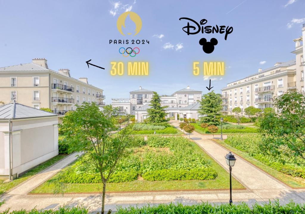 Cosy Yellow - Disney 15min Walk - Jo 30 Min- Free Parking - Centre Commercial Val d'Europe