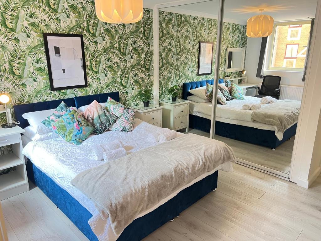 Luxe Haven En-suite & Double Room Flat & Parking - Greenwich