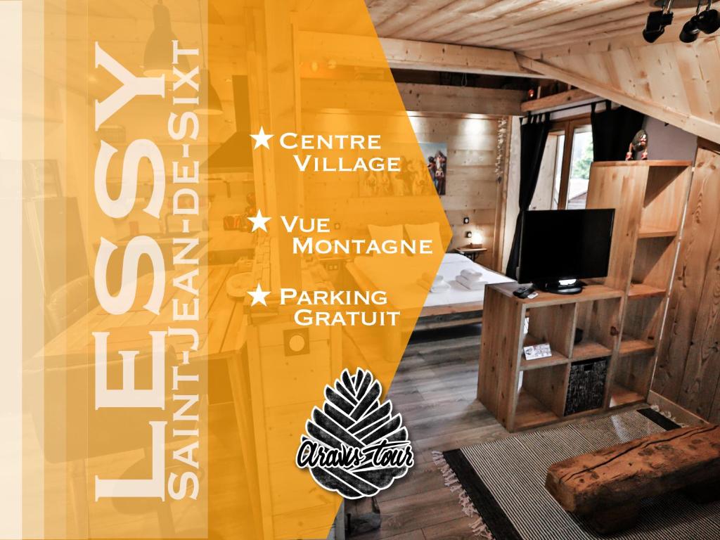 Studio Lessy - Centre Village - Aravistour - Saint-Jean-de-Sixt