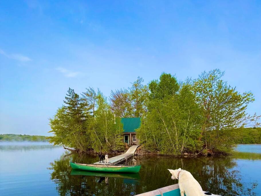Your Own Private Island Log Cabin - Monmouth, ME