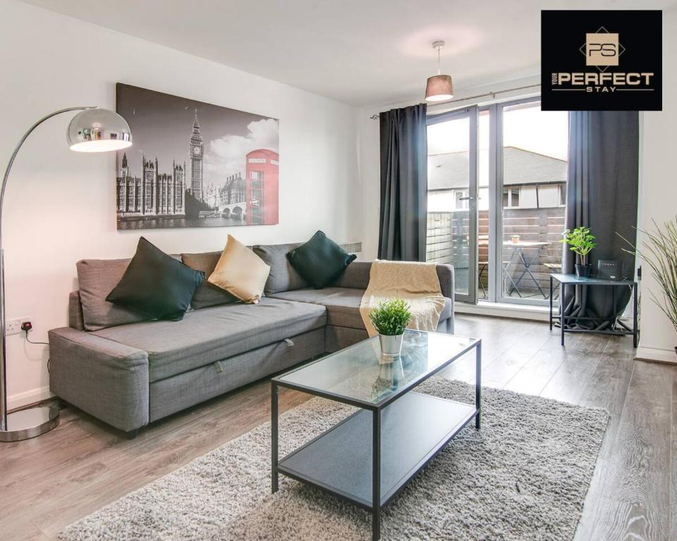 Onyx Deluxe Stylish 2 Bedroom Balcony City Centre Apartments - 伯明翰
