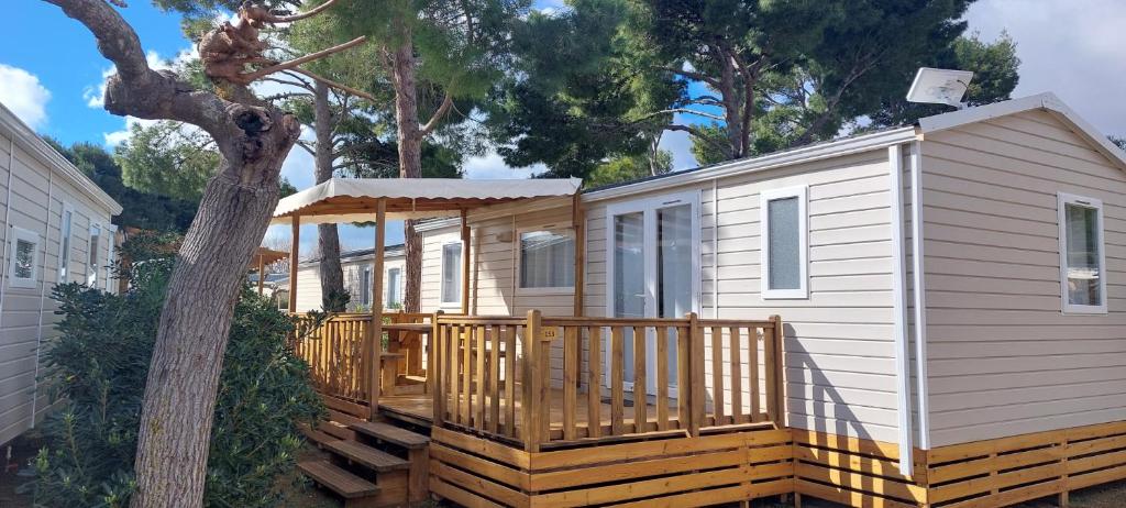 Mobil Home (Clim, Tv)- Camping Falaise Narbonne-plage 4* - 003 - Narbona