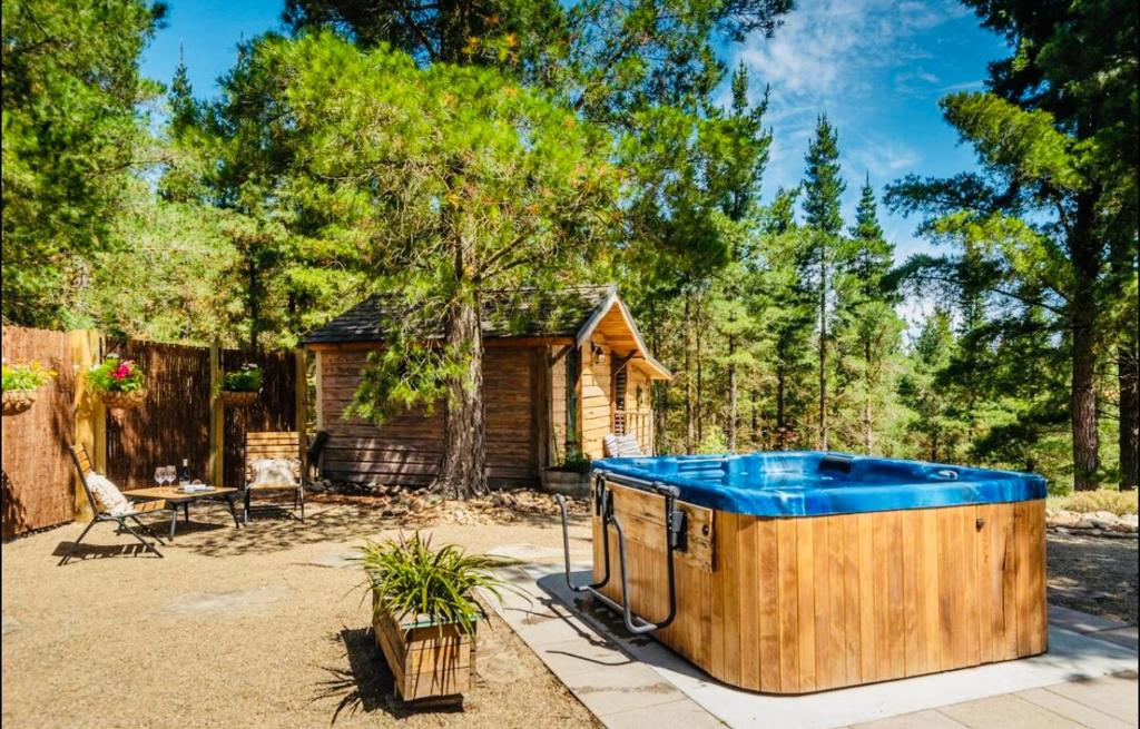 Rustic Cabin With Hot Tub - Homewood Forest Retreat - Alexandra