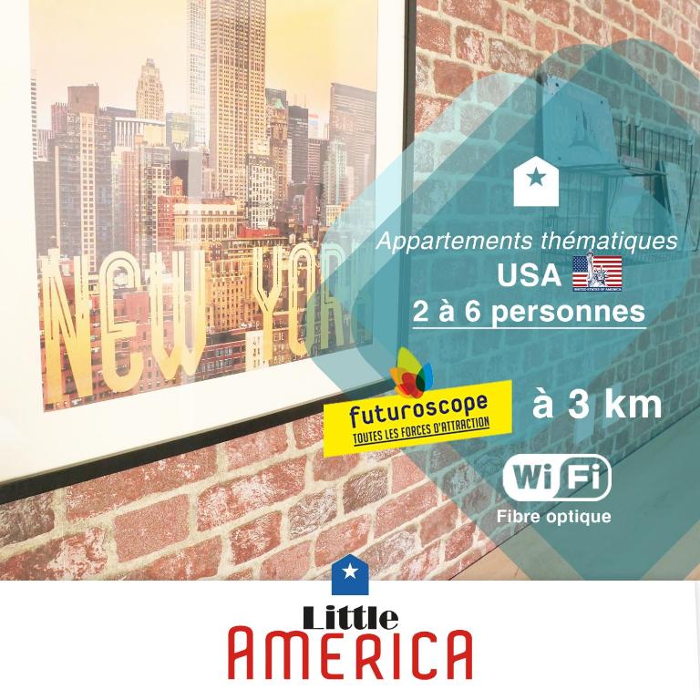 Little America - Appart Hôtel 3km Futuroscope - Jaunay-Clan