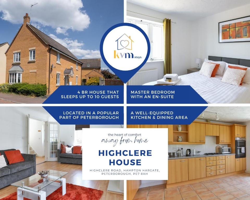 Kvm - Highclere House For Large Groups With Parking By Kvm Serviced Accommodation - Cambridgeshire