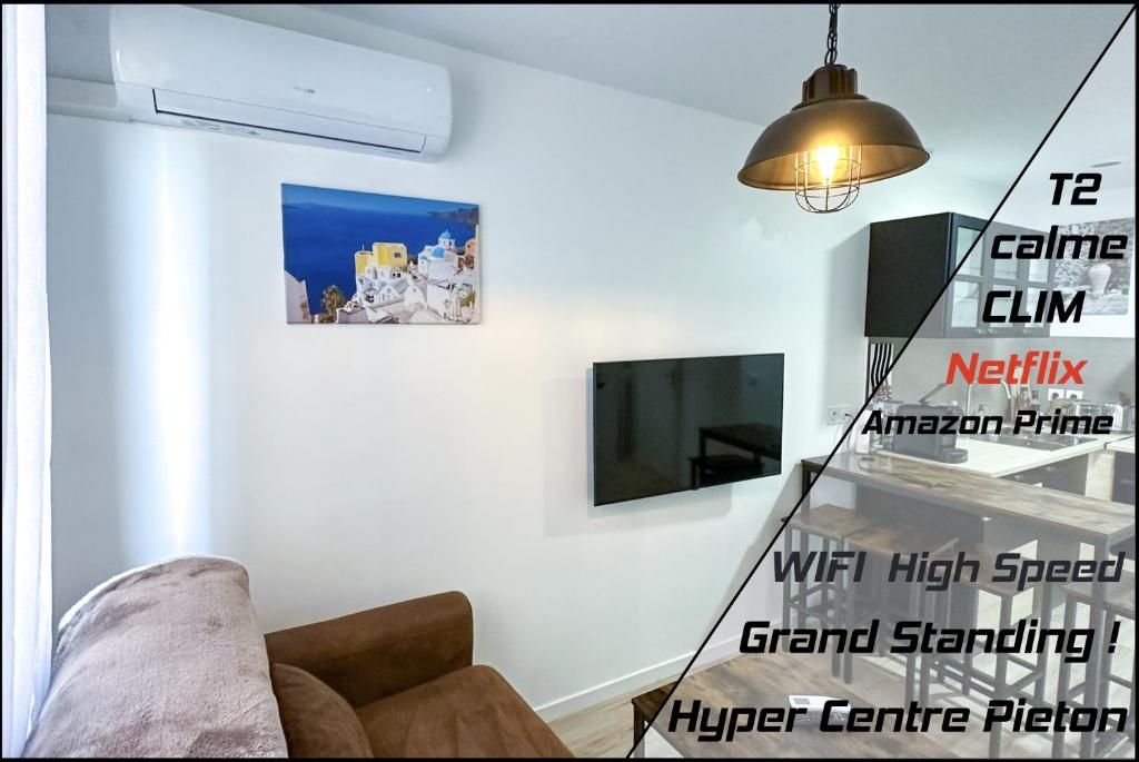 Appartements Calmes - Standing - Hypercentre - Clim - Wifi - Netflix - Lattes