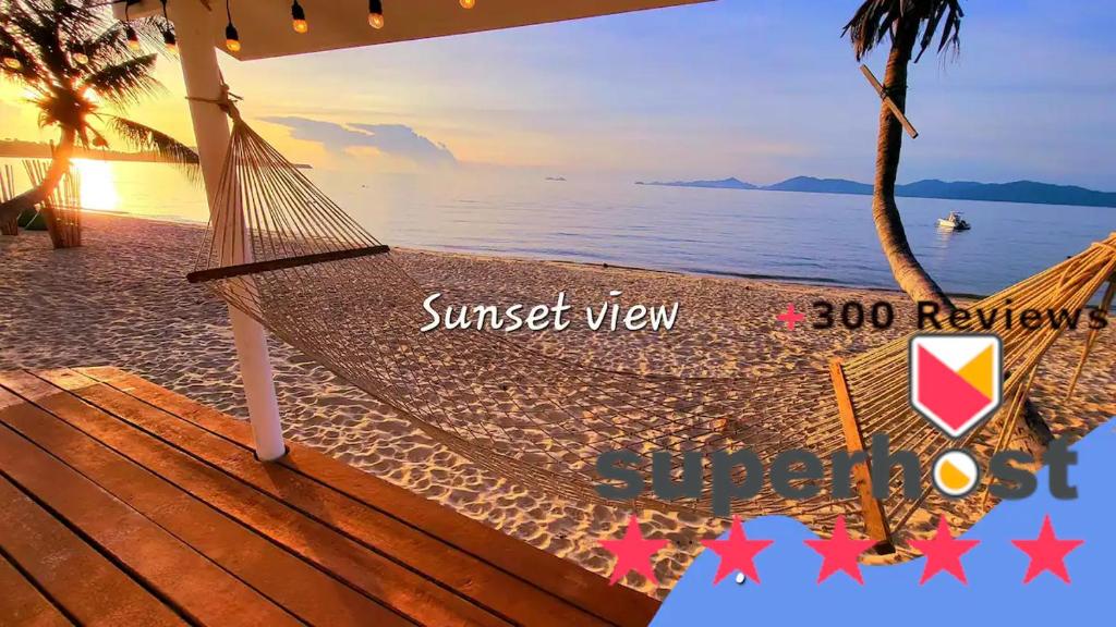 20% Off! / Private Beach Front House / Sunset - Ko Samui