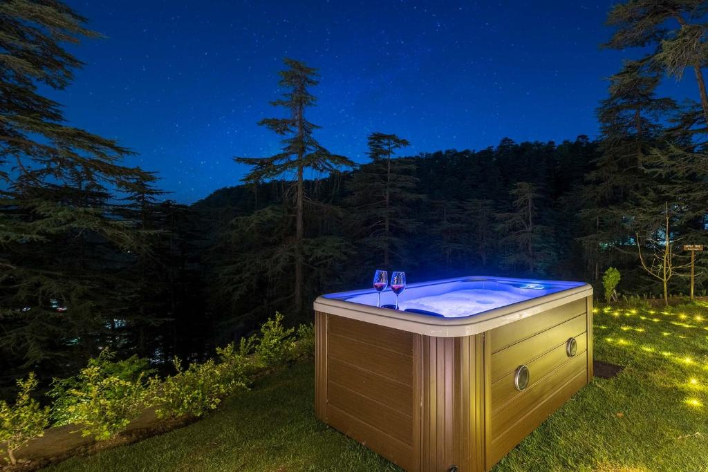 Stayvista At Pine Estate With Outdoor Jacuzzi - 심라