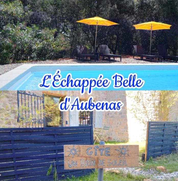 2 Pièces "Le Brin De Soleil" Gites Appart 'Hôtel L'echappee Belle D'aubenas Logement 1 Sur 3 - ibis Aubenas