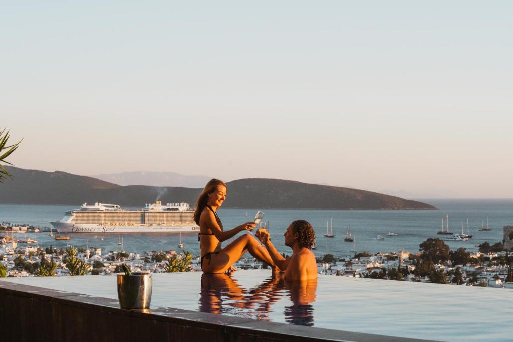Luxury Villa With Pool Best View In Bodrum - Göltürkbükü