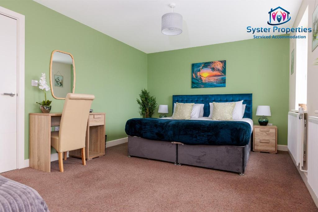 Syster Properties Serviced Accommodation Leicester 5 Bedroom House Glen View - Loughborough