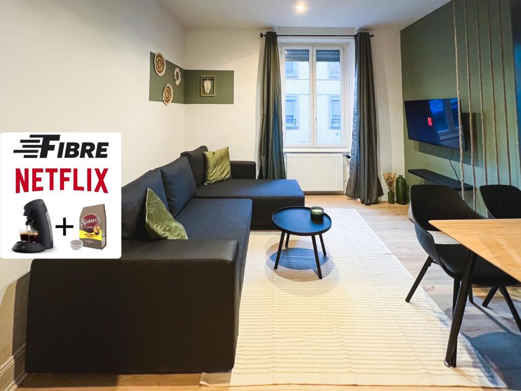 Appart'hôtel Le Valdoie - Rénové, Calme & Netflix - Belfort