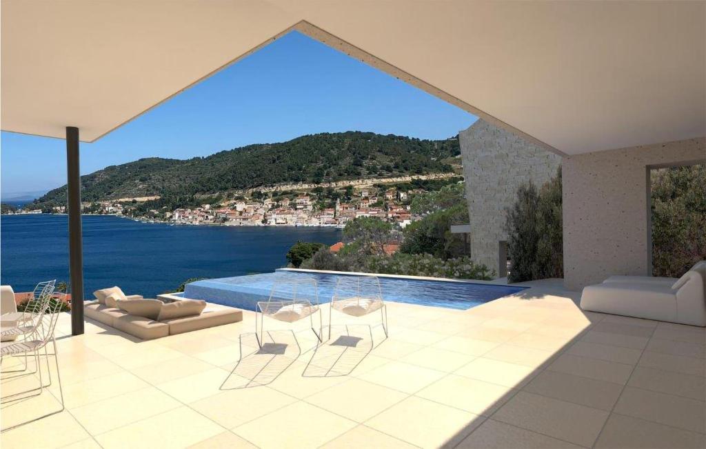 Awesome Home In Vis With Outdoor Swimming Pool, Sauna And Jacuzzi - 維斯島