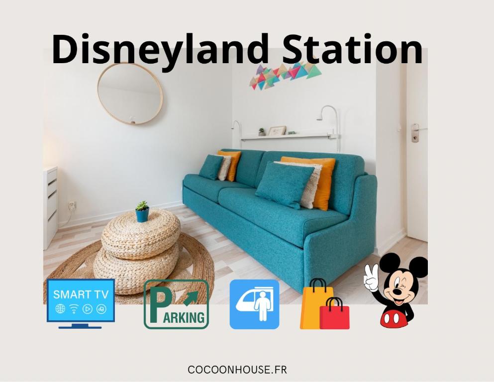 Disneyland Paris Station 2min - Centre Commercial Val d'Europe
