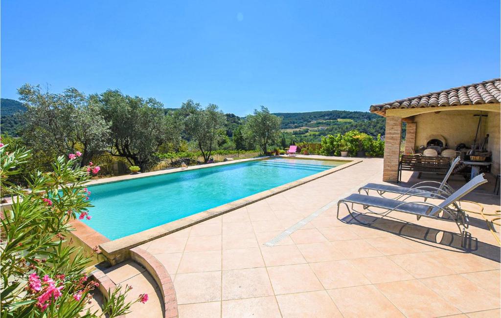 Nice Home In Saint-marcellin-ls-va With Outdoor Swimming Pool And 1 Bedrooms - Vaison-la-Romaine