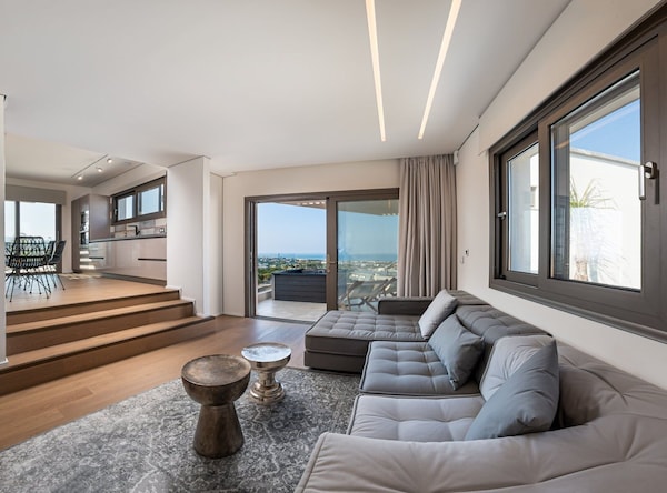 Isholidays Harmony - 2 Bedroom Sea View Villa With Jacuzzi - Chersónissos
