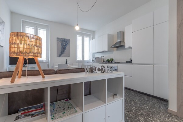 Hermoso Apartamento Para 6 Personas Con Wifi, A/c, Tv, Balcón Y Vista Panorámica - Pavia