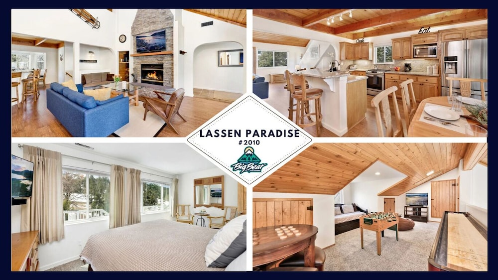Lassen Paradise- Walk To Resorts- Games - Big Bear, CA