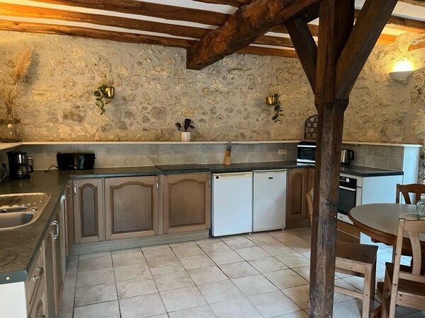 Unique, Open Plan Stone Barn With Stunning Features And Views. - Lot-et-Garonne