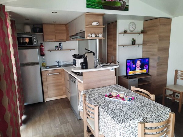 Luxury Mobile Home 40 M2 3 Bedrooms 2 Bathrooms Air-conditioned - Le Grau d'Agde
