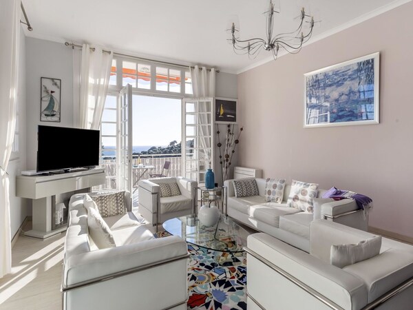 Bonito Apartamento Con Wifi, A/c, Piscina, Tv, Balcón, Vista Panorámica Y Aparcamiento - Carqueiranne