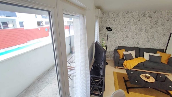 Apartamento-apartamento-baño Con Bañera-vista A La Piscina - Saint-Germain-en-Laye
