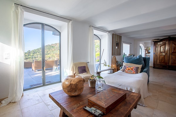 Villa "Vue Sur Les Iles D'or" With Sea View, Private Pool And Wi-fi - Cavalaire-sur-Mer