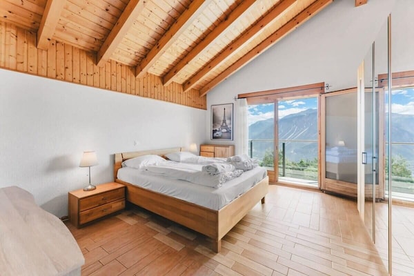 Luxury Chalet: Alpine Magic With Terrace Views - Vercorin