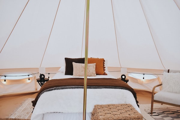 Cozy Glamping Tent On Marrowstone Island Nestled In A Breathtaking Apple Orchard - Whidbey Island, WA