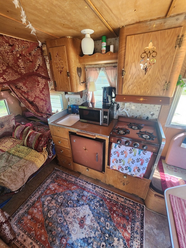 Boho Caravan Themed,  Vintage1961 Oasis Camper - Redmond, WA