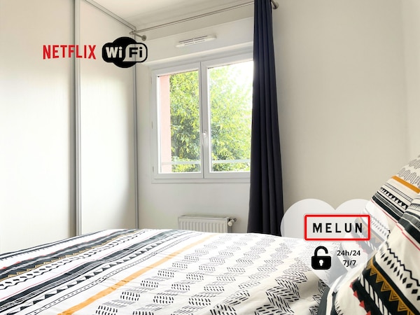 Lillas : Appartement Chill à 2 Pas Du Centre-ville De Melun - Melun