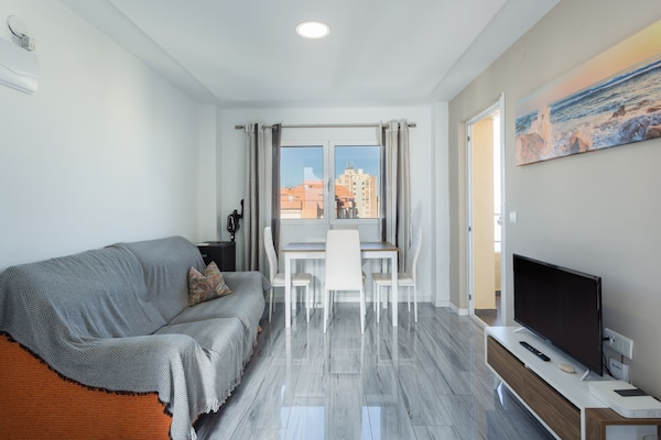 Apartamento Vacacional "Gandiazar 2" Con Vistas Al Mar, Piscina Compartida Y Wi-fi - Tabernes de Valldigna