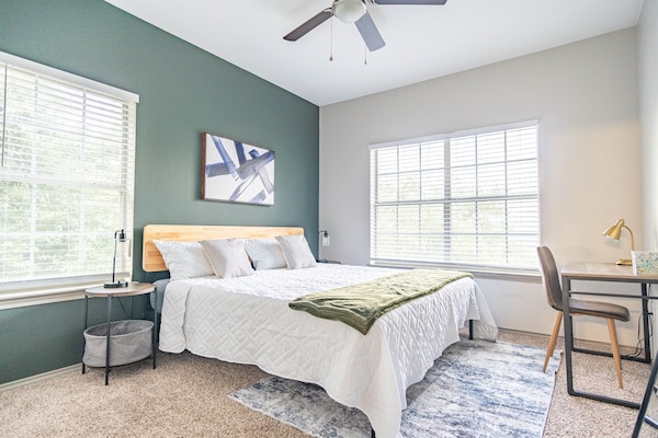 Peaceful 1br King Suite | Pool, Parking + Gym A - Round Rock, TX